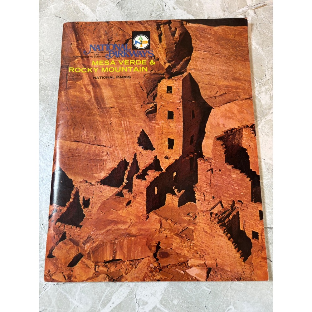 Vintage 1972 Mesa Verde‎ & Rocky Mountain National Parks Photographic Guide Book